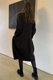 Oscar Remi Cocoon Dress Pin Stripe